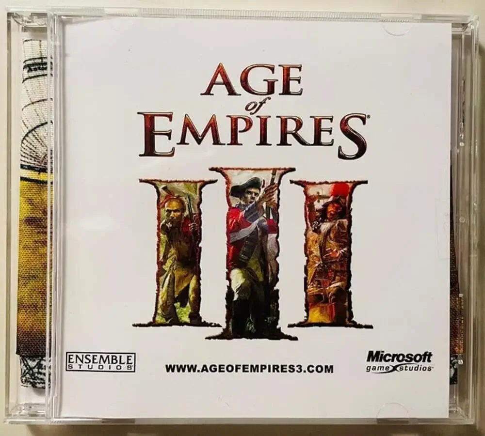 NEW VINTAGE Age of Empires 3 Microsoft Game Promo Tapestry In Jewel Case 2006